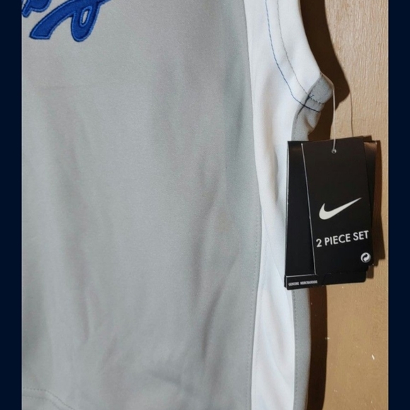 Sold OutLOS ANGELES DODGERS NIKE HIGH QUALITY SLEEVELESS SHIRT AND SHORT SET 2T - Picture 2 of 8